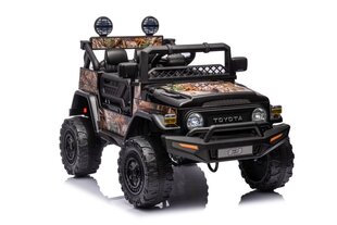 Toyota FJ Black forest 4x4 elektriline maastur, pruun kamuflaaž hind ja info | Laste elektriautod | kaup24.ee