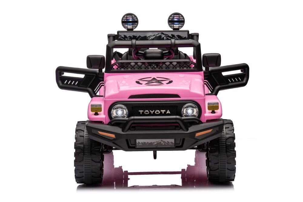 Toyota FJ Pink 4x4 elektriline maastur, roosa hind ja info | Laste elektriautod | kaup24.ee