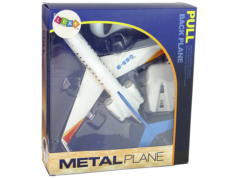 G-650 reisilennuk heli- ja valgusefektidega, valge hind ja info | Poiste mänguasjad | kaup24.ee