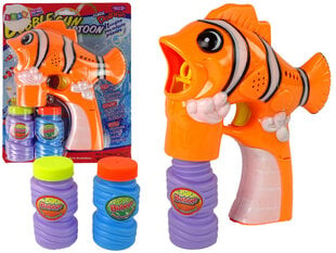 Пистолет для пускания мыльных пузырей, оранжевая рыбка цена и информация | Игрушки для песка, воды, пляжа | kaup24.ee