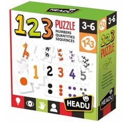 Headu montessori numberi pusle цена и информация | Развивающие игрушки и игры | kaup24.ee