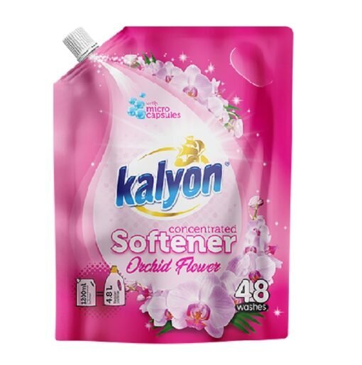 Kalyon kangapehmendaja-kontsentraat Orchid / 1,2L=4,8L hind ja info | Pesuvahendid | kaup24.ee