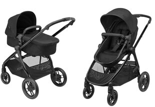 Maxi-Cosi universaalne jalutuskäru Zelia Luxe 2in1, Twillic Black, must hind ja info | Vankrid, jalutuskärud | kaup24.ee