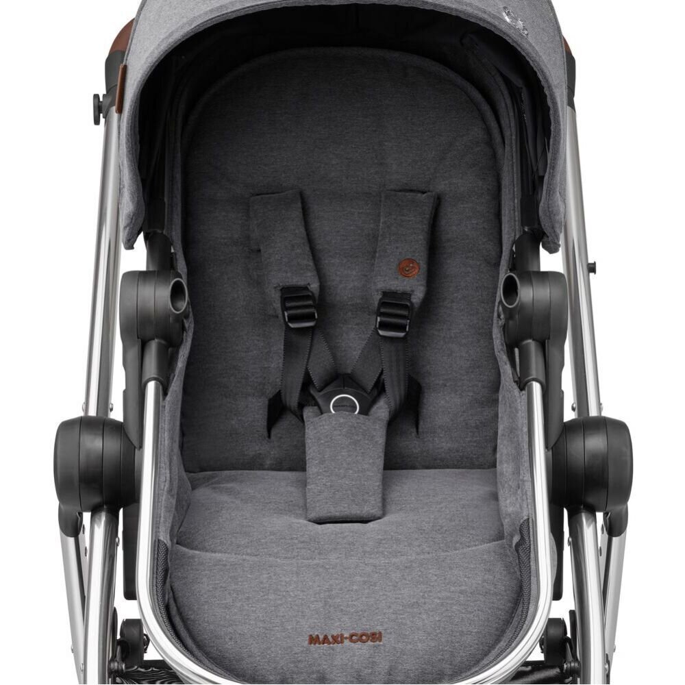 Maxi-Cosi universaalne jalutuskäru Zelia Luxe 2in1, Twillic Grey, hall цена и информация | Vankrid, jalutuskärud | kaup24.ee