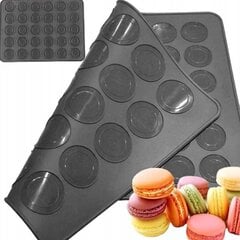 Silikoon matt macarons, 28 x 25cm цена и информация | Формы, посуда для выпечки | kaup24.ee