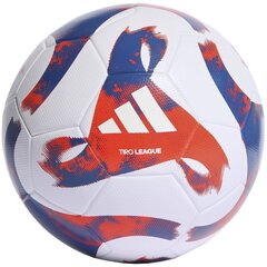Piłka nożna adidas Tiro League TSBE biało-niebiesko-czerwona HT2422 цена и информация | Футбольные мячи | kaup24.ee
