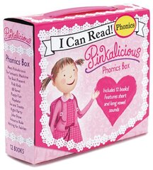 Pinkalicious 12-Book Phonics Fun!: Includes 12 Mini-Books Featuring Short and Long Vowel Sounds цена и информация | Книги для малышей | kaup24.ee