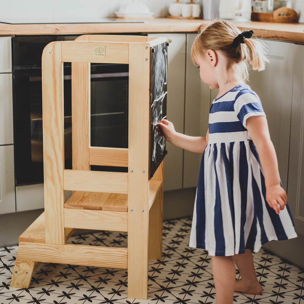 Montessori köögiabi õppetorn MeowBaby®, mitmevärviline hind ja info | Laste lauad ja toolid | kaup24.ee