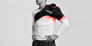 Греющий плечевой ремень Hyperice Venom Shoulder, черный цена и информация | Аксессуары для массажа | kaup24.ee