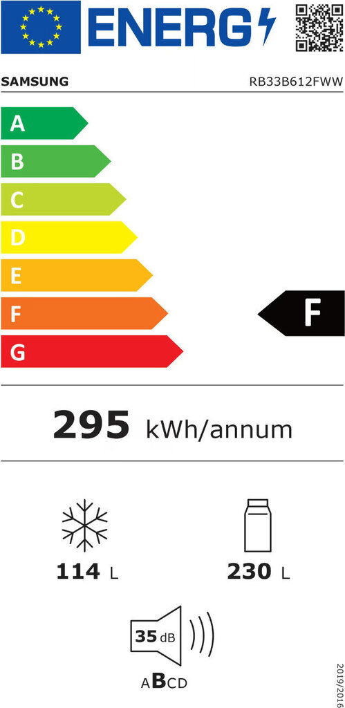 Samsung RB33B612FWW/EF цена и информация | Külmkapid | kaup24.ee