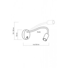 Seinavalgusti TK Lighting Lagos White LED hind ja info | Seinavalgustid | kaup24.ee