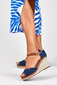 Naiste sandaalid 62619 Primohurt, sinine hind ja info | Naiste sandaalid | kaup24.ee