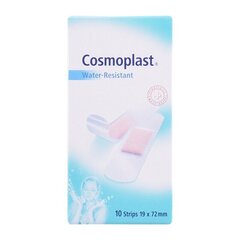 Водостойкие пластыри Cosmoplast, 10 штук цена и информация | Аптечки и товары для безопасности | kaup24.ee