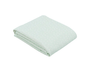 Муслиновое одеяло KikkaBoo Leaves Mint, 100 x 100 см цена и информация | Пеленальные доски и пеленки | kaup24.ee