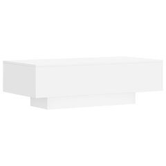 vidaXL kohvilaud, valge, 100 x 49,5 x 31 cm, tehispuit hind ja info | Diivanilauad | kaup24.ee
