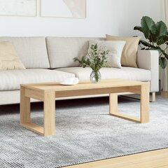 vidaXL kohvilaud, Sonoma tamm, 102 x 50 x 35 cm, tehispuit цена и информация | Журнальные столики | kaup24.ee