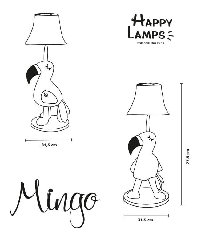 Happy Lamps Mingo laualamp hind ja info | Lastetoa valgustid | kaup24.ee