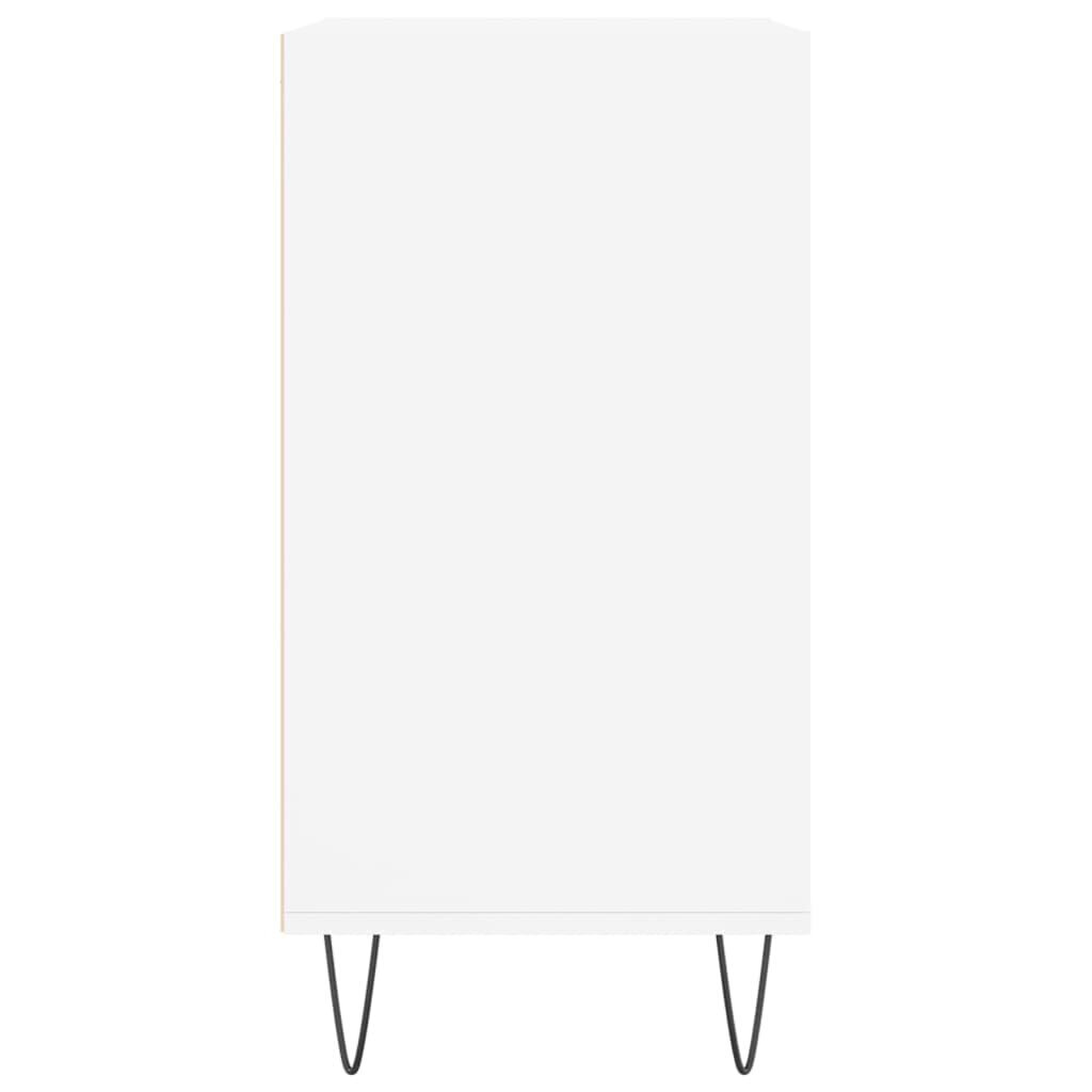 vidaXL puhvetkapp, valge, 57 x 35 x 70 cm, tehispuit цена и информация | Elutoa väikesed kapid | kaup24.ee