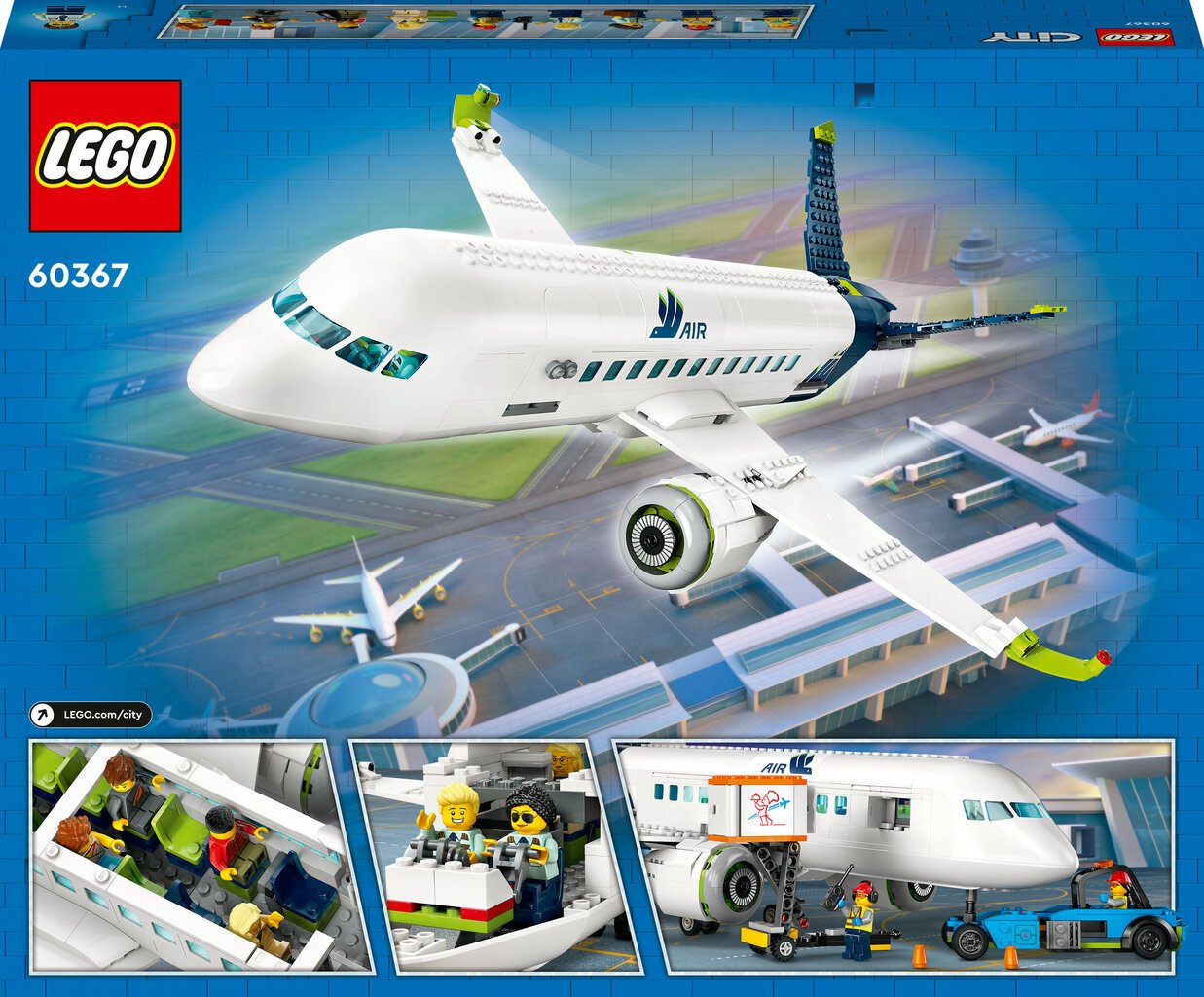 60367 LEGO® City Reisilennuk цена и информация | Klotsid ja konstruktorid | kaup24.ee