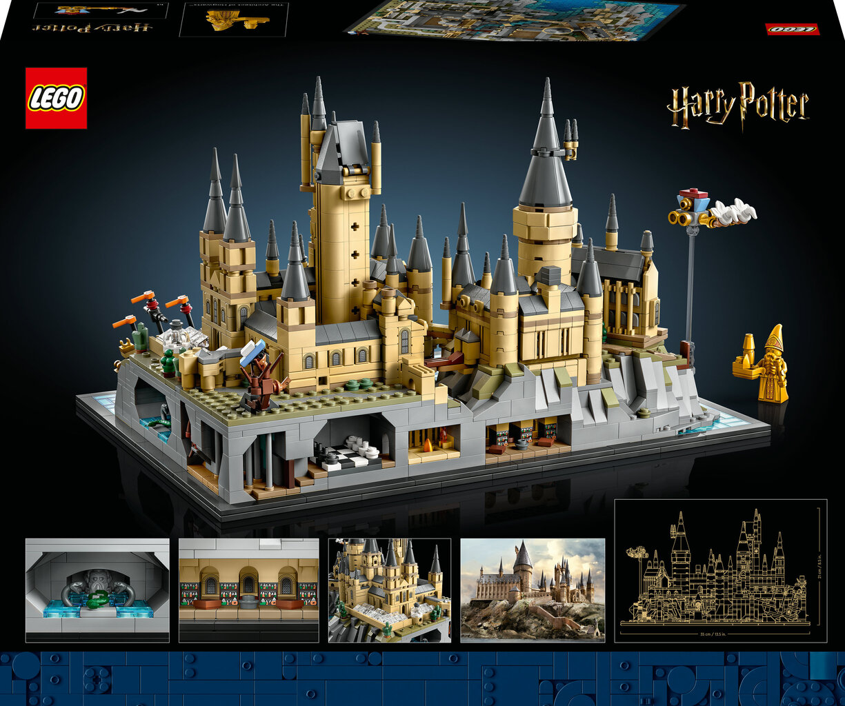 76419 LEGO® Harry Potter Sigatüüka loss ja territoorium цена и информация | Klotsid ja konstruktorid | kaup24.ee