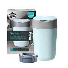 Контейнер для подгузников Tommee Tippee Twist & Click, зеленый цвет цена и информация | Подгузники | kaup24.ee