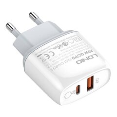 Wall charger LDNIO A2424C USB, USB-C 20W + microUSB Cable цена и информация | Зарядные устройства для телефонов | kaup24.ee