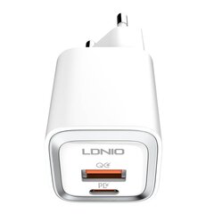 Зарядное устройство для телефона LDNIO A2318C, USB + USB-C, PD + QC 3.0, 20 Вт (white) цена и информация | Зарядные устройства для телефонов | kaup24.ee