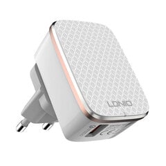 LDNIO Сетевое зарядное устройство LDNIO A1204Q 18 Вт + кабель USB-C цена и информация | Зарядные устройства для телефонов | kaup24.ee