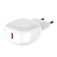 LDNIO Настенное зарядное устройство LDNIO A1206C, USB-C, 27 Вт + кабель USB-C на Lightning (белый) цена и информация | Зарядные устройства для телефонов | kaup24.ee