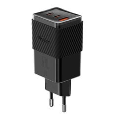 Mcdodo Зарядное устройство GaN 65W Mcdodo CH-1501, 2x USB-C, USB-A (черное) цена и информация | Зарядные устройства для телефонов | kaup24.ee