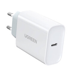 UGREEN Зарядное устройство UGREEN CD127, USB-C, PD3.0, QC4.0, 30Вт (белое) цена и информация | Зарядные устройства для телефонов | kaup24.ee