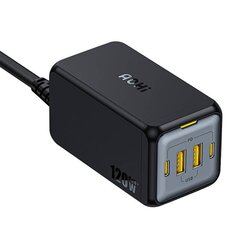 AOHI Desk charger 120W AOC-C006 120W, 2x USB-C, 2x USB-A (black) цена и информация | Зарядные устройства для телефонов | kaup24.ee