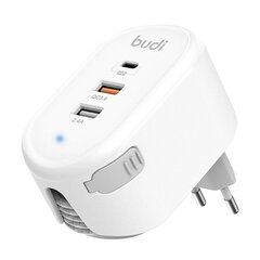 Wall Charger Budi 1m cable 30W (white) цена и информация | Зарядные устройства для телефонов | kaup24.ee