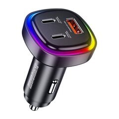 Car charger USB, 2x USB-C Remax RCC330, 66W (black) цена и информация | Remax Товары для детей и младенцев | kaup24.ee