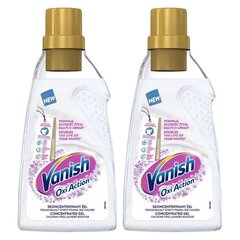 Гель-пятновыводитель для ткани Vanish Oxi Action 750 мл x 2 цена и информация | Моющие средства | kaup24.ee