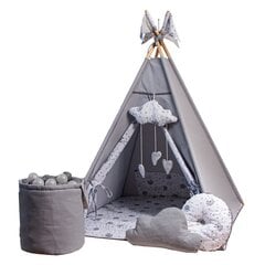 Детская вигвам-палатка GoldenKids, серый цена и информация | Детские игровые домики | kaup24.ee