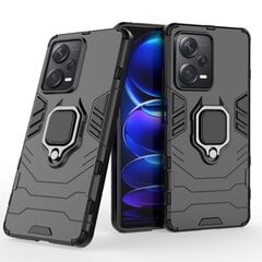 Чехол Ring Armor Case для Xiaomi Redmi Note 12 Pro+, черный цена и информация | Чехлы для телефонов | kaup24.ee