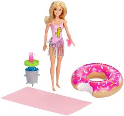 Кукла Barbie Pool Party Blonde GHT20 цена и информация | MUST Металлическая бутылочка с Ярким рисунком (без BPA) (500ml) для мальчиков от 3+ лет Серая с Машинкой | kaup24.ee