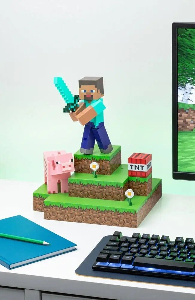 Kuju Minecraft Figural Diorama Light цена и информация | Fännitooted mänguritele | kaup24.ee