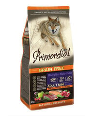 Primordial Grain Free Adult kõigi tõugude täiskasvanud koertele forelli ja pardiga 12 kg цена и информация | Сухой корм для собак | kaup24.ee