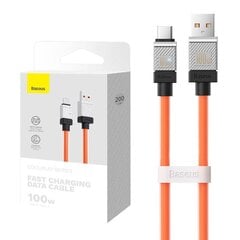 Cable USB do USB-C Baseus CoolPlay 100W 2m (orange) цена и информация | Кабели для телефонов | kaup24.ee