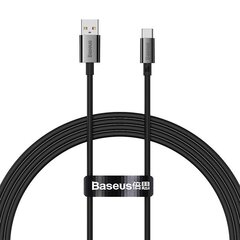 Cable USB do USB-C Baseus Superior 100W 1,5m (black) цена и информация | Кабели для телефонов | kaup24.ee