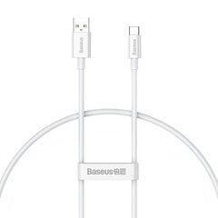 Cable USB do USB-C Baseus Superior 100W 2m (white) цена и информация | Кабели для телефонов | kaup24.ee