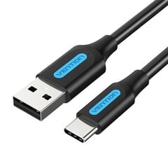 Кабель для зарядки USB 2.0 — USB-C Vention COKBF, 1 м (черный) цена и информация | Кабели для телефонов | kaup24.ee