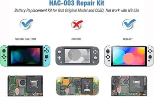 Аккумулятор ElecGear для Nintendo Switch HAC-001 цена и информация | Игровые приставки | kaup24.ee