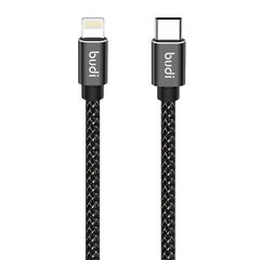 Кабель Budi USB-C/Lightning, 1 м цена и информация | Кабели для телефонов | kaup24.ee