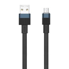 Cable USB-micro USB Remax Flushing, RC-C001, 1m, (blue) цена и информация | Кабели для телефонов | kaup24.ee