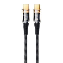 Cable USB-C USB-C Remax Explore, RC-C062, 1,2m, 100W, (black) цена и информация | Кабели для телефонов | kaup24.ee