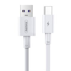 USB to USB-C cable Remax Marlik, 2m, 100W (white) цена и информация | Borofone 43757-uniw | kaup24.ee