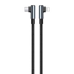Cable USB-C-lightning Remax Ranger II, RC-C002, 1m, 20W (black) цена и информация | Кабели для телефонов | kaup24.ee